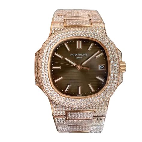 patek philippe 5711 iced out|Patek Philippe 5711 watch.